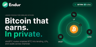 Endur launches xstrkBTC, the first liquid staking token for Starknet’s shielded Bitcoin Endur launches xstrkBTC