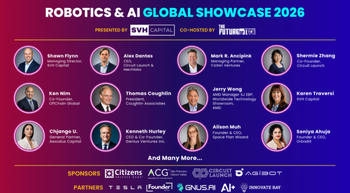 Robotics & AI Global Showcase 2026 Brings Robotics, AI & Investment Leaders to Silicon Valley Robotics & AI Global Showcase